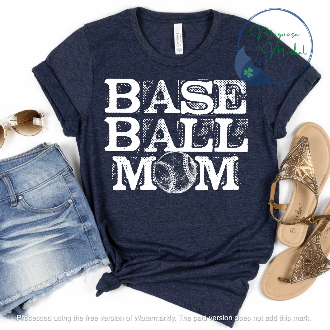 Baseball Mom Stamp-Sports