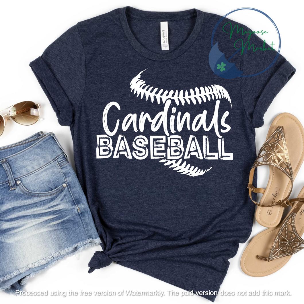 Baseball Stitches Cardinals-Sports