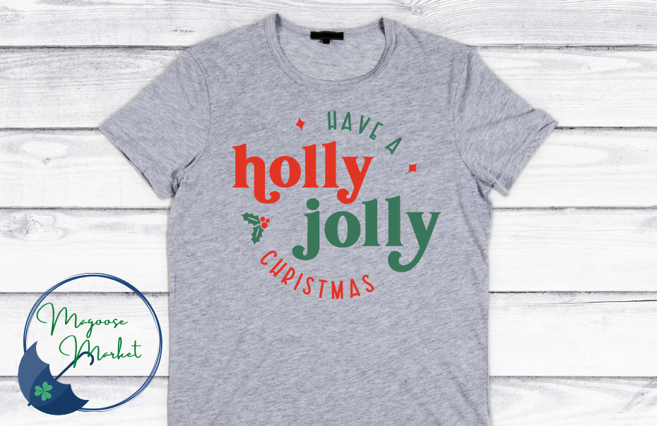 Holly Jolly Circle-Christmas