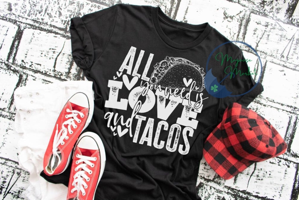 All You Need is Love and Tacos-Hoop-Valentine's Day