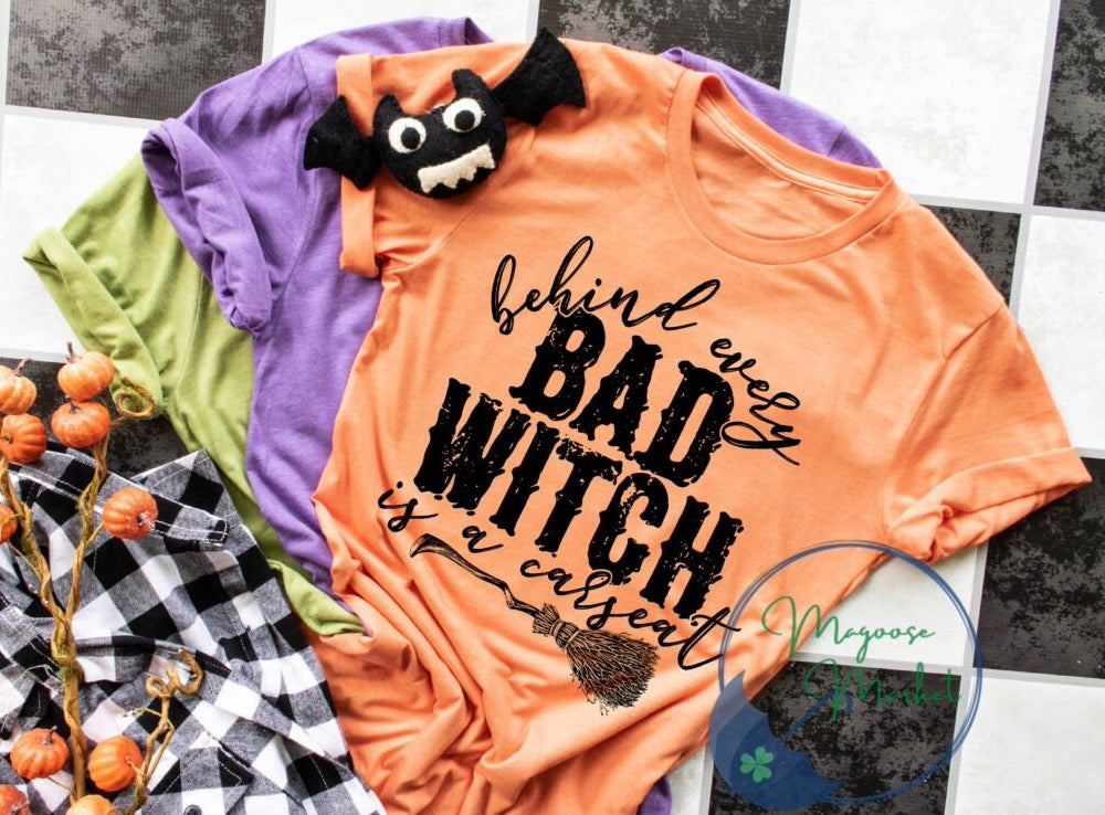 Behind every Bad Witch is a Carseat-Fall/Halloween