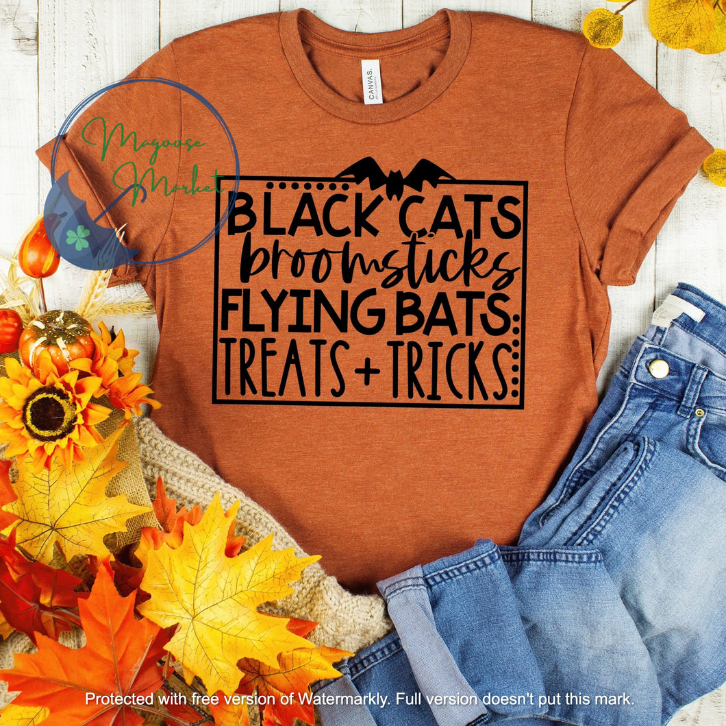 Black Cats/Broomsticks/Bats-Fall/Halloween