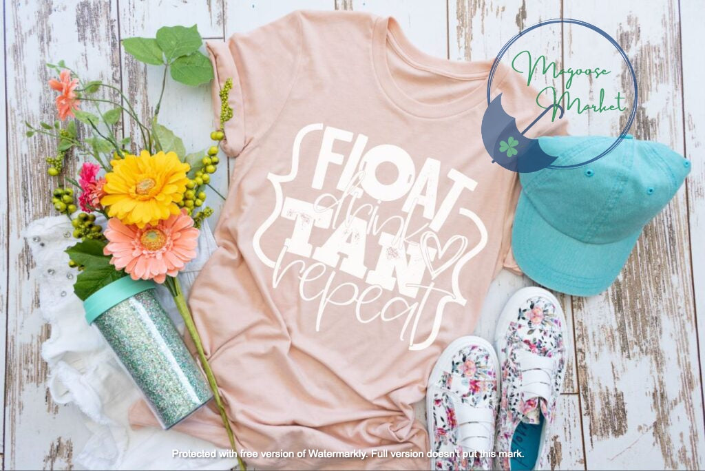 Float Drink Tan Repeat-Summer