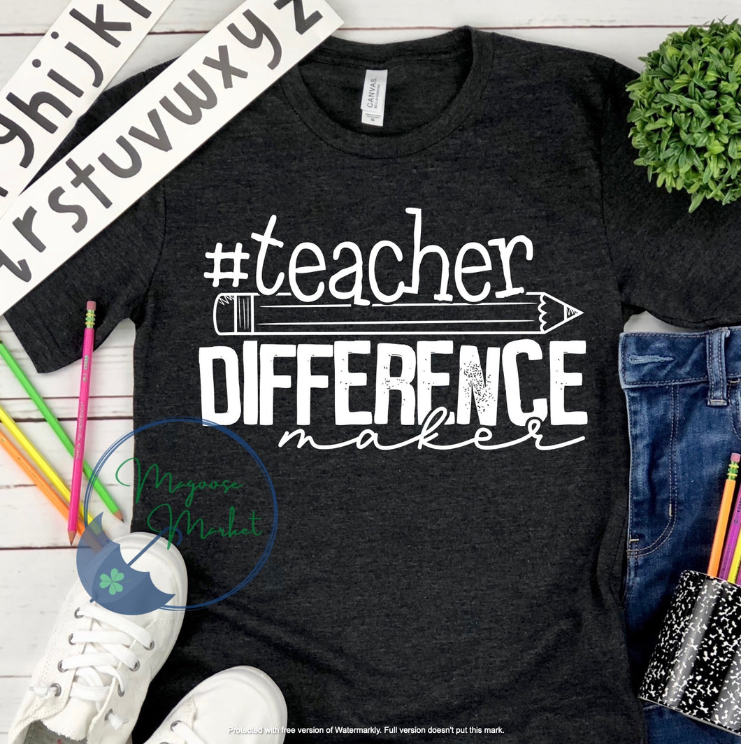 Teacher-Pencil-Difference Maker-Teacher