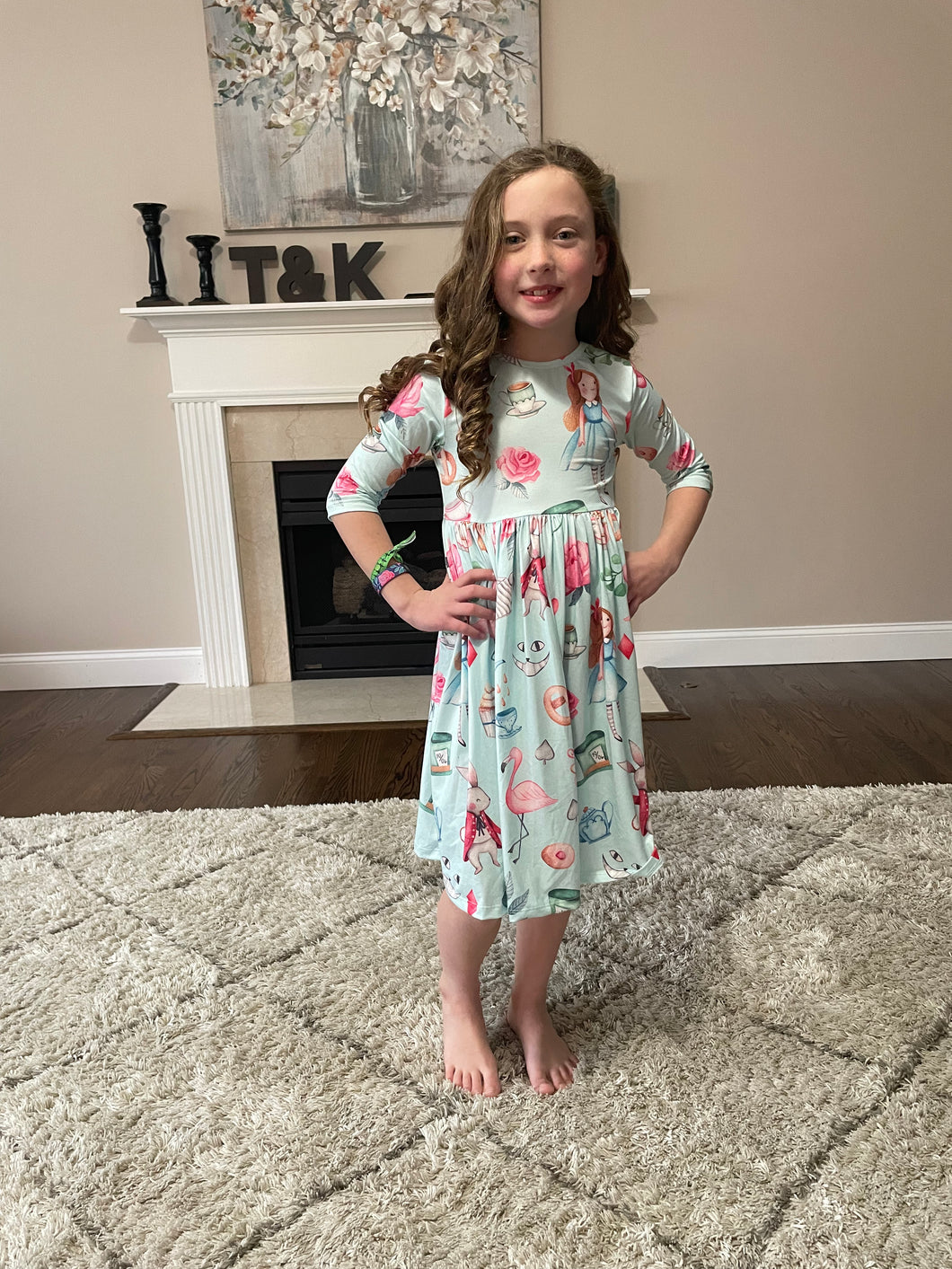 Tea Party twirl dress-Mila and Rose