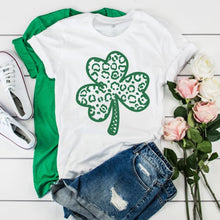 Load image into Gallery viewer, Cheetah Shamrock-St. Patrick&#39;s Day
