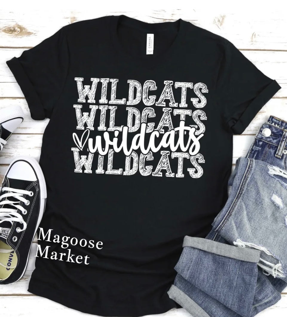 Mascot-Wildcats 22-Back to School