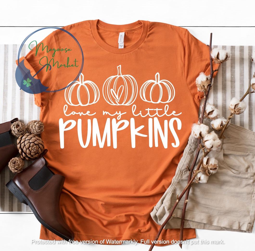 Love my little pumpkins-Fall/Halloween