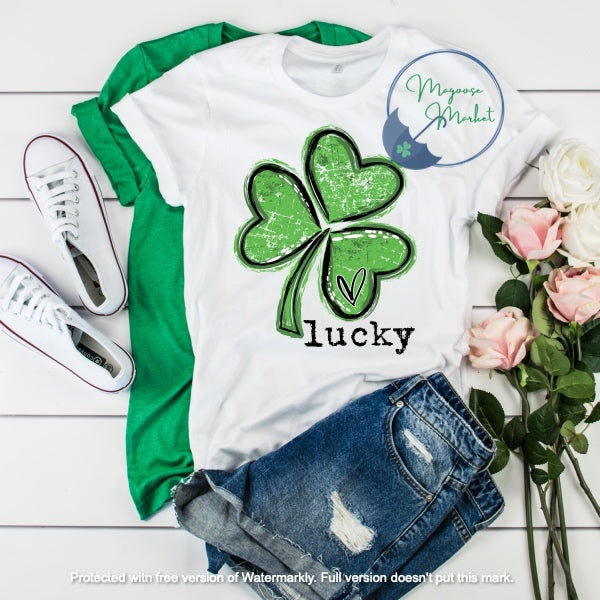 Lucky Clover Full Color-St. Patrick's Day