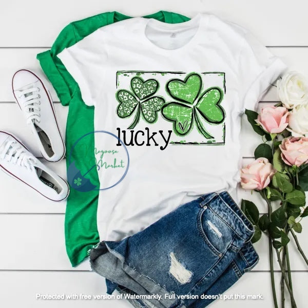 Lucky Double Clover-St. Patrick's Day