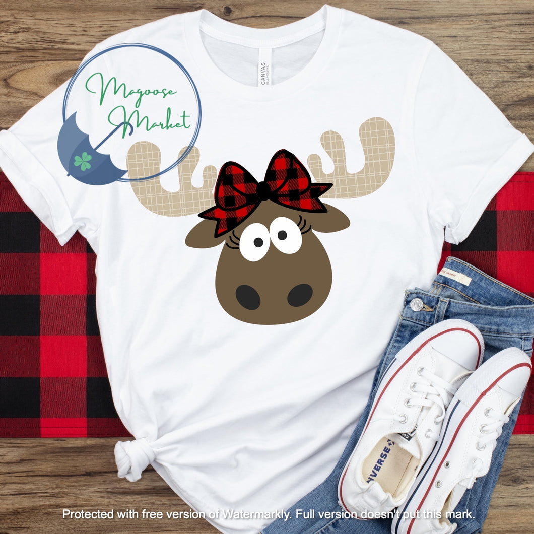 Winter Moose-Christmas