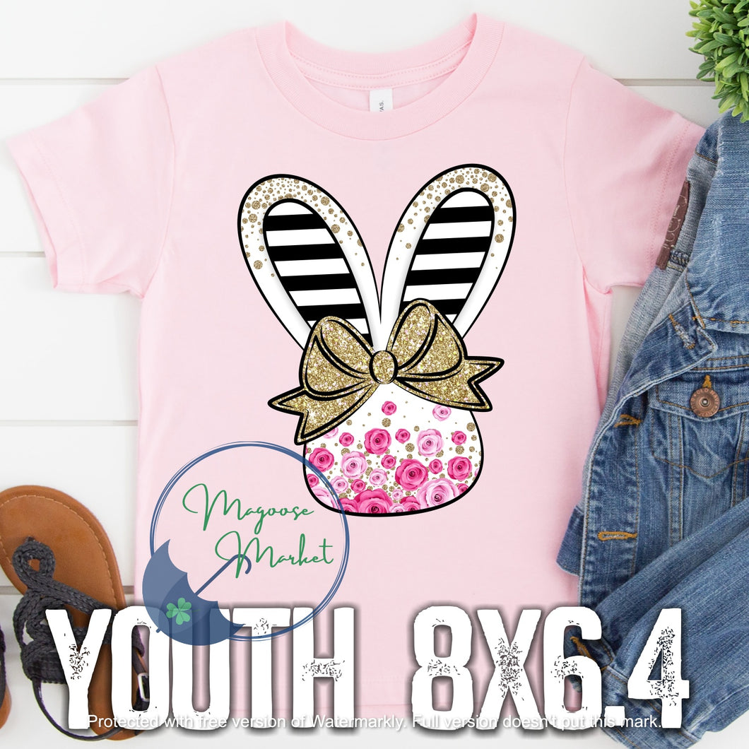 Floral Bunny Easter YOUTH