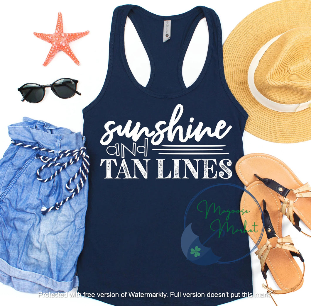 Sunshine and Tan Lines-Summer