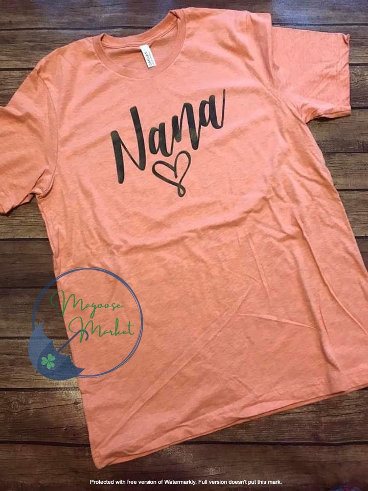 Mother's Day Shirt with Heart