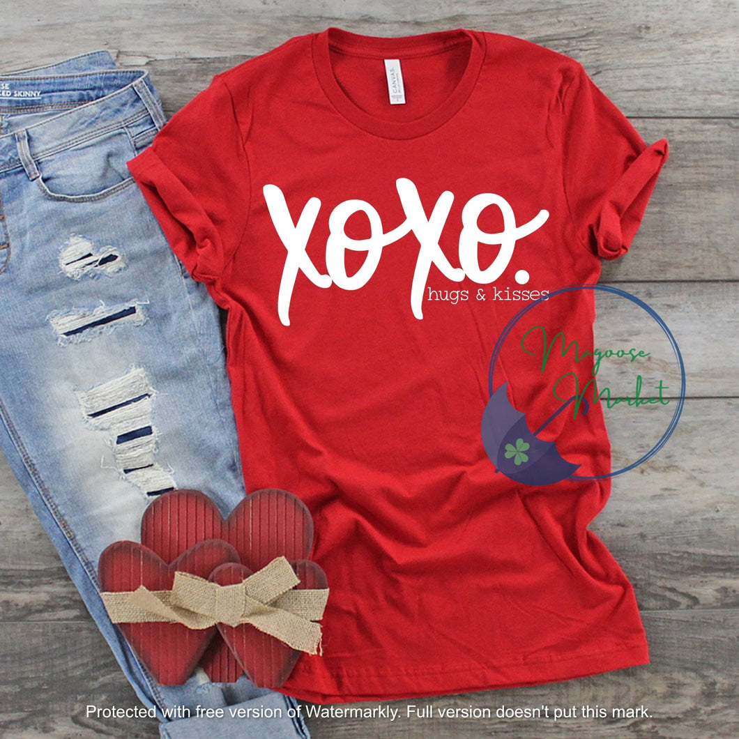 XOXO Hugs and Kisses, Valentine's Day Shirt